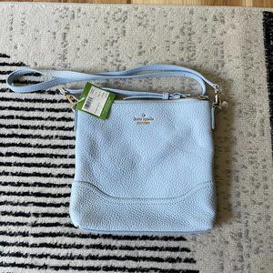 Tags Still On - Kate Spade Powder Blue Crossbody Purse